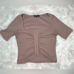 Medium- Mixed Threads- Crop Top Shirt